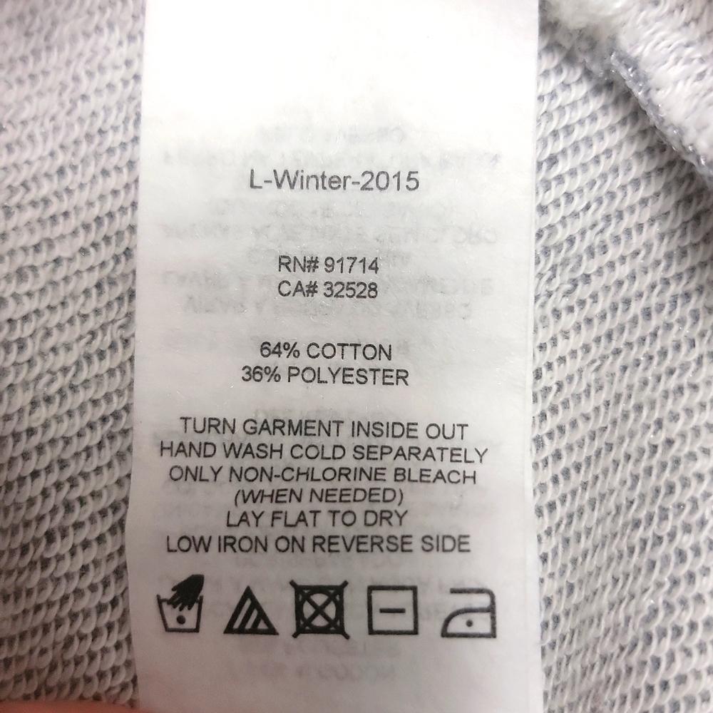 A|X ARMANI EXCHANGE, METALLIC GRAY HOODED SWEATSHIRT. - Picture 6 of 7